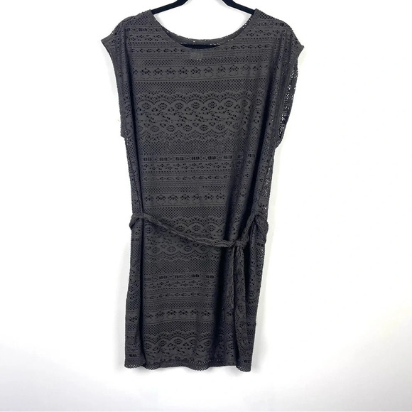 Merona Dark Grey Swim Suit Cover Up Dress Size Medium - Picture 1 of 6